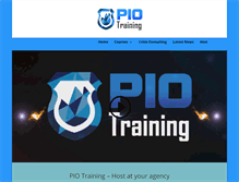 Tablet Screenshot of piotraining.com